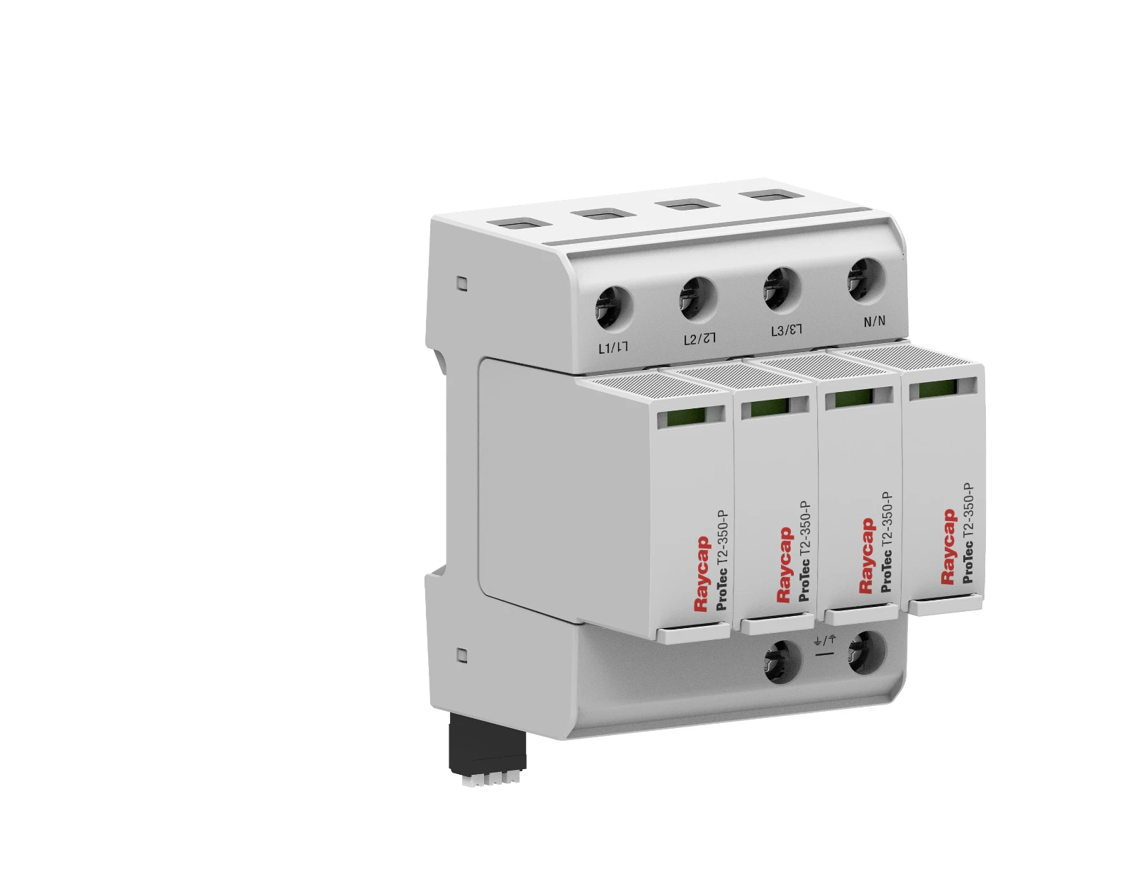 Raycap Netoverspanningsbeveiliging Protec T2-350-4+0 -R RA-59.0301 12082013