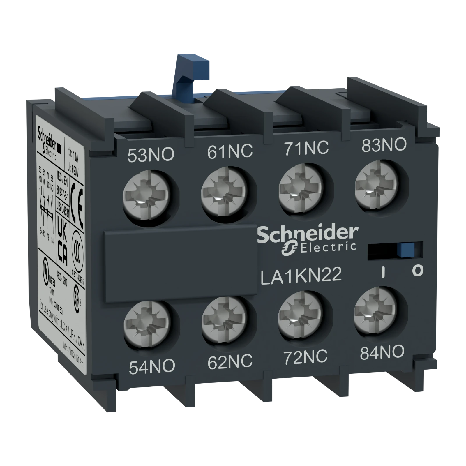 Schneider Electric Hulpcontactblok LA1KN40 LA1KN40 12172266