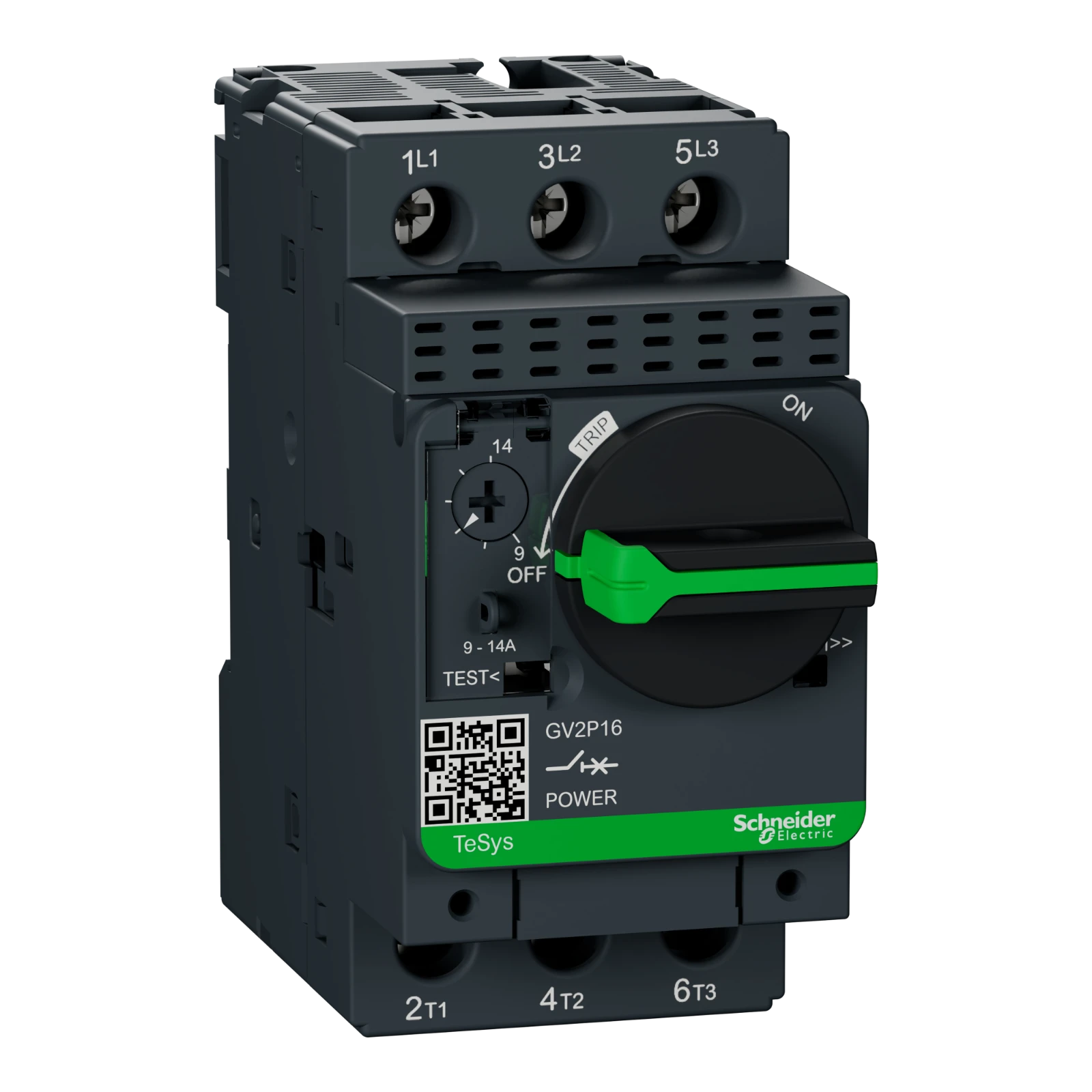 Schneider Electric Motorbeveiligingsschakelaar GV2P16 GV2P16 12174338