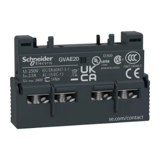Schneider Electric - Hulpcontactblok - GVAE20 GVAE20 12189929