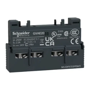 Schneider Electric - Hulpcontactblok - GVAE20 GVAE20 12192614