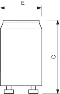 Philips - Starter verlichting - S2E 18-22W SER 220-240V BL/20X25CT 8711500764980 12340950