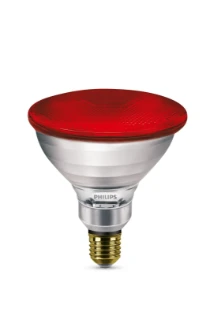 Philips - IR-lamp - PAR38 IR 175W E27 230V RED 1CT/12 8711500600530 12341307