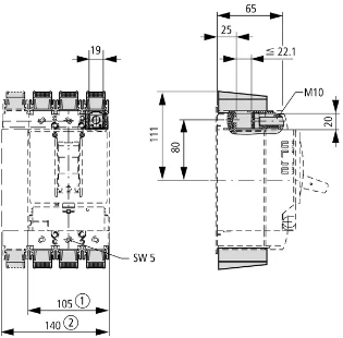 Eaton - Bedradingsset vermogensschakelaar - NZM2-XIPK 266773 12387841