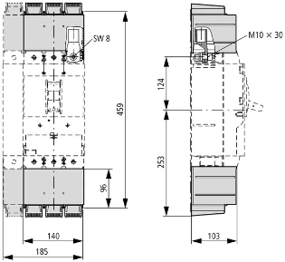 Eaton - Vermogensschakelaar scheidingsplaat - NZM3-4-XKSA 266801 12387881