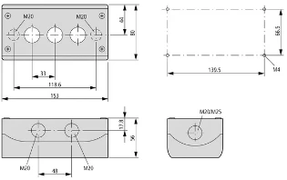 Eaton - Drukknopkast leeg - M22-I3 216538 12387988