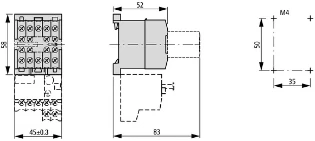 Eaton - Magneetschakelaar - DILEM4(230V50HZ,240V60HZ) 051804 12388051