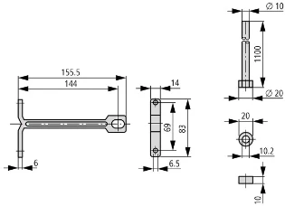 Eaton - Toebehoren/onderdelen voor drukknop/signaallamp - STO-SW 069608 12388122