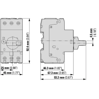 Eaton - Vermogensschakelaar voor trafo-, generator- en installatiebeveiliging - PKZM0-16-T 088917 12388128