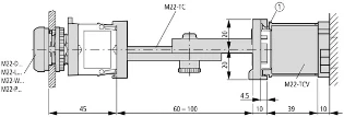 Eaton - Signaallamp frontelement - M22-L-R 216772 12388202