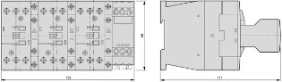 Eaton - Magneetschakelaarcombinatie - SDAINLM16(24VDC) 100417 12388221