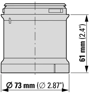 Eaton - Optische module voor signaalzuil - SL7-L24-G-HP 171428 12388229