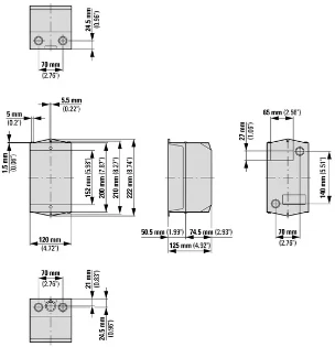 Eaton - Schakelaarkast leeg - CI-K3-125-TS 206884 12388317
