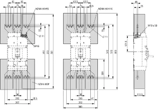 Eaton - Aansluitvlag/Fasespreider - NZM4-XKV95 281591 12388325