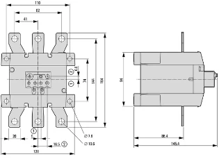Eaton - Overbelastingsrelais thermisch - Z5-70/FF225A 139572 12388523