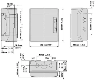 Eaton - Groepenkast, leeg - IKA-1/6-ST-UV 174188 12388659