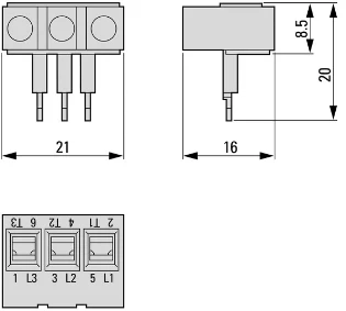 Eaton - Aansluitklem stroomrail - DILM12-XEK 240083 12388661