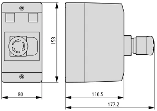 Eaton - Schakelaarkast leeg - CI-PKZ01-PVT 281406 12388677
