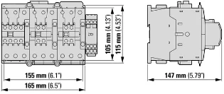 Eaton - Magneetschakelaarcombinatie - SDAINLM90(230V50HZ,240V60HZ) 239937 12388698