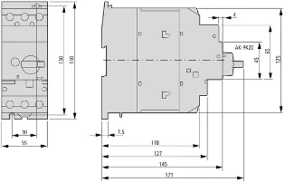 Eaton - Bedieningsknop voor vermogensschakelaar - AK-PKZ0 030851 12388782