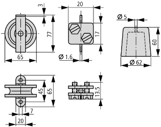 Eaton - Toebehoren/onderdelen voor drukknop/signaallamp - SBO-SW 045869 12388820