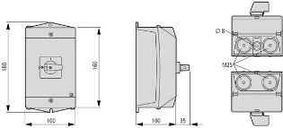 Eaton - Schakelaarkast leeg - CI-K2H-T3-4 105859 12388854