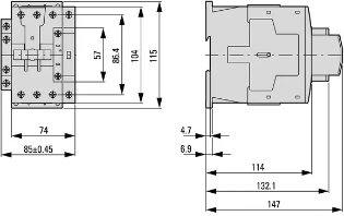 Eaton - Magneetschakelaar - DILMP63(230V50HZ,240V60HZ) 109855 12388873