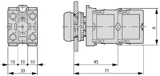 Eaton - Hulpcontactblok - M22-CK10 216384 12388889