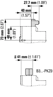 Eaton - Aansluitklem stroomrail - BK25/3-PKZ0-E 262518 12388910