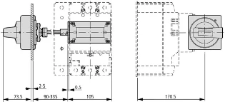 Eaton - Bedieningsknop voor vermogensschakelaar - NZM2-XS-L 266642 12388978