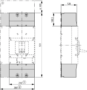 Eaton - Vermogensschakelaar scheidingsplaat - NZM4-XKSA 266846 12388982