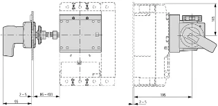 Eaton - Bedieningsknop voor vermogensschakelaar - NZM3-XS-L 266643 12389010