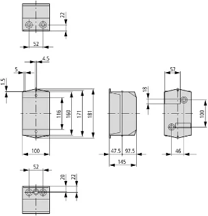 Eaton - Schakelaarkast leeg - CI-K2-145-TS 206883 12389151