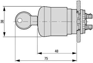 Eaton - Noodstop compleet - M22-PV/K01 216515 12389182