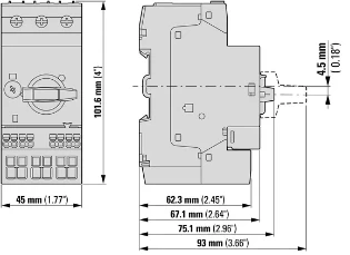 Eaton - Motorbeveiligingsschakelaar - PKZM0-4-SPI32 199196 12389219