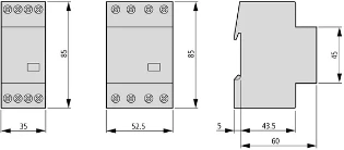 Eaton - Installatiehulpschakelaar modulair - Z-SCH230/63-20 248859 12389302