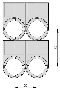 Eaton - Tekstschilddrager drukknop/signaallamp - M22S-ST-X 216392 12389305