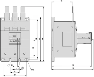 Eaton - Overbelastingsrelais elektronisch - ZEB150-175 164303 12389412