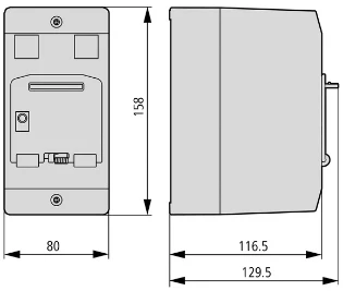 Eaton - Schakelaarkast leeg - CI-PKZ01-SVB-V 281944 12389419