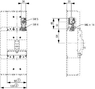 Eaton - Bedradingsset vermogensschakelaar - NZM1-4-XKA 266731 12389433