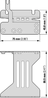 Eaton - Toebehoren/onderdelen voor frequentieregelaar - DX-EMC-MNT-1M 172926 12389475