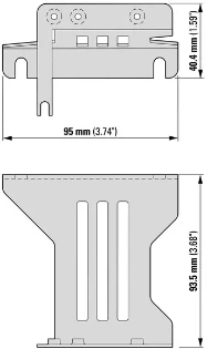 Eaton - Toebehoren/onderdelen voor frequentieregelaar - DX-EMC-MNT-2N 172927 12389497