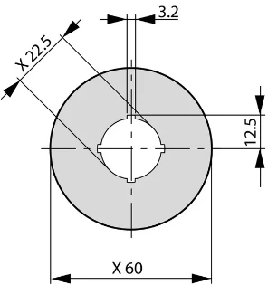Eaton - Tekstschild voor drukknop/signaallamp - M22-XBK1 216483 12389580