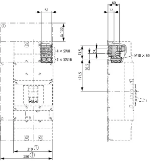 Eaton - Bedradingsset vermogensschakelaar - NZM4-XKA 266836 12389676