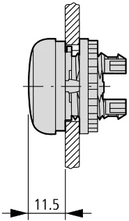 Eaton - Signaallamp frontelement - M22-L-R 216772 12389733