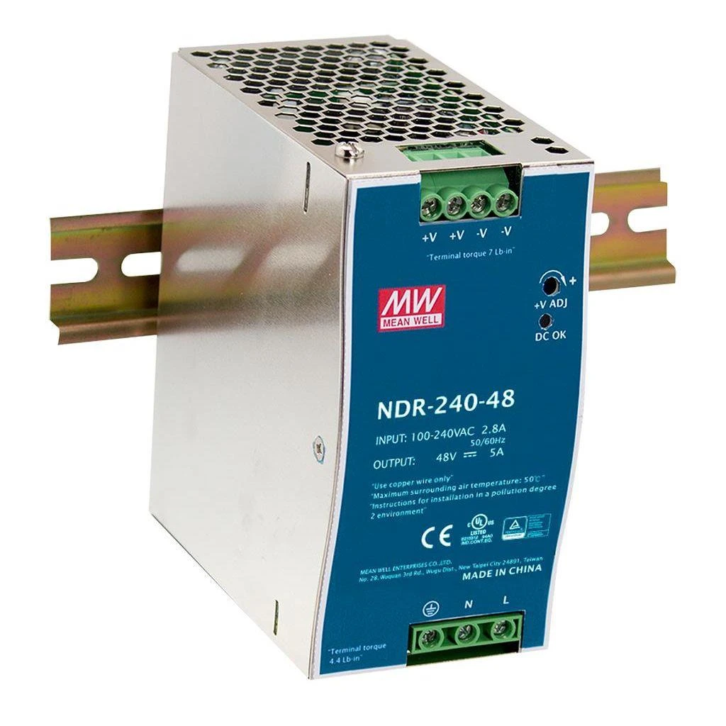 Mean Well Gelijkstroomvoedingseenheid NDR-240-24 NDR-240-24 12475544