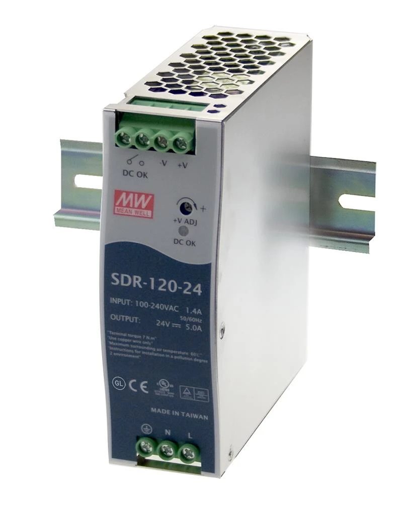 Mean Well Gelijkstroomvoedingseenheid SDR12024 SDR-120-24 12475595