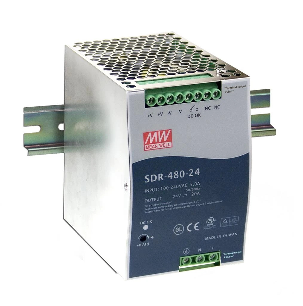 Mean Well Gelijkstroomvoedingseenheid SDR480-24 SDR-480-24 12475604