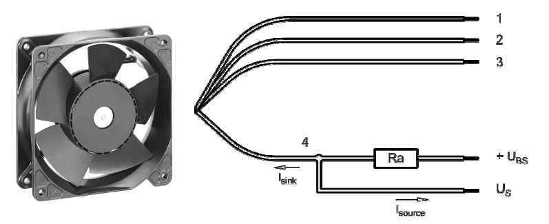 EBM-Papst Ventilator voor kast/lessenaar 4114 N/2 H4PU 9694300348 12924194