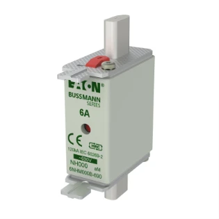 Eaton - Smeltpatroon (mes) - NH FUSE 6AMP 690V aM SIZE 000 6NHM000B-690 12930906